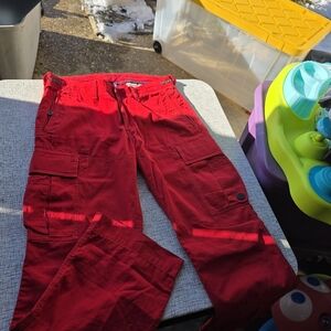 Ralph Lauren Men's Bright Red Cargo Pants